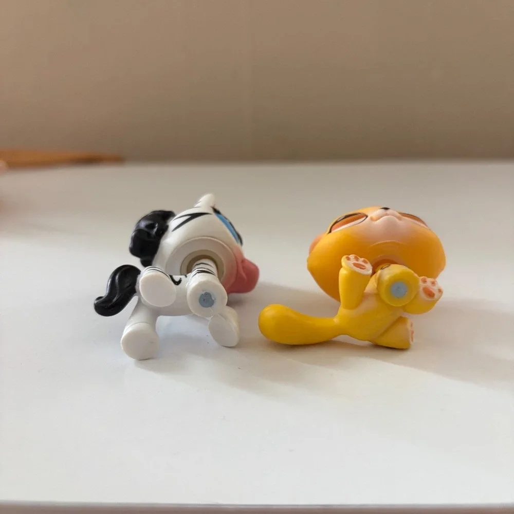 Littlest Pet Shop Leopard #388 Zebra #392 Pets Around The World Africa Hasbro G2